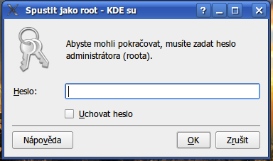 Instalace softwaru v Linuxu si žádá heslo roota