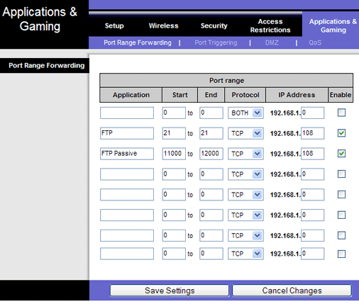 Port Forwarding