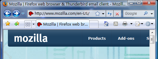 Firefox Vista-aero