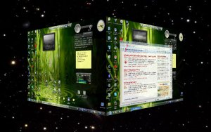 3D plocha, kostka, desktop, Yod'm 3D