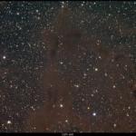 Astrofotografie měsíce: mlhovina v souhvězdí Cefea
